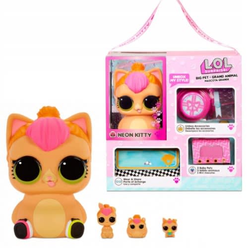 Big Pet Neon Kitty  Doll