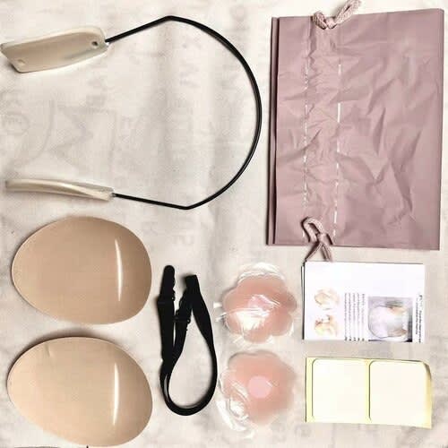 Frontless Backless And Strapless Push Up Bra Kit