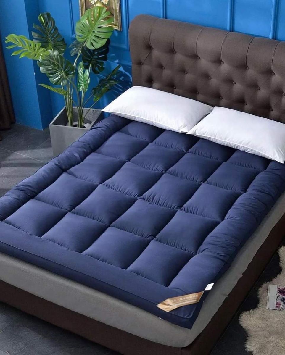 Blue Quality Bed Topper