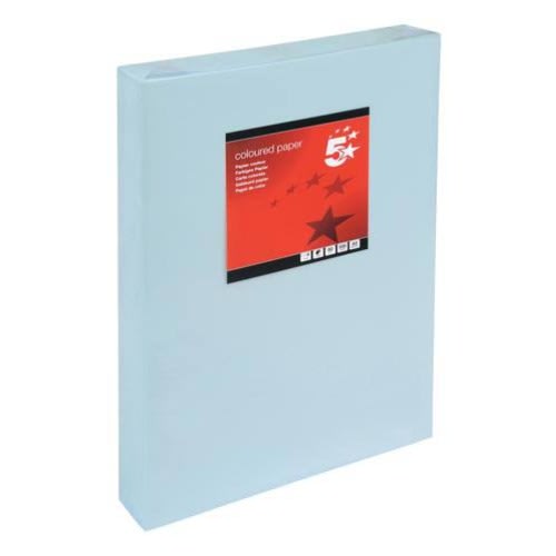 A4 Coloured Copier Paper - 80gsm- Blue -500 Sheets