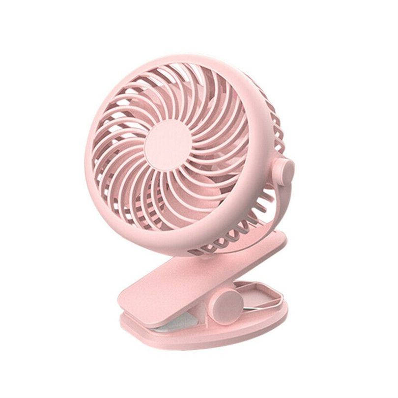 Fan Fan+Clips Desktop Fan Rechargeable Home Computer Mini 360-degree Portable Fan USB Silent Rotatable J80 On Electric 2000MAH