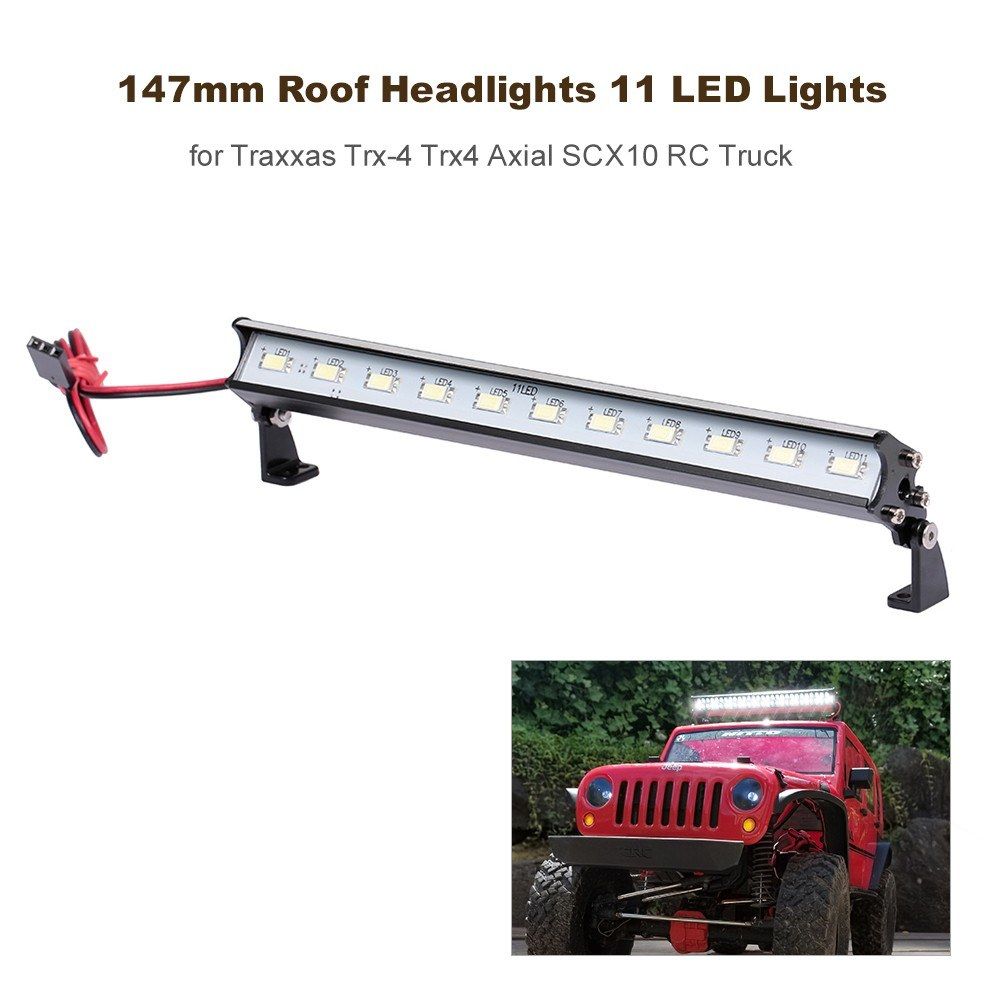 147mm Roof Headlights RC Off-Road Dome 11 LED Lights For