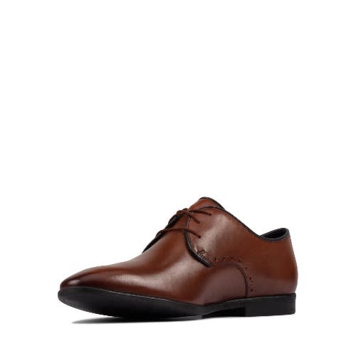 Bampton Park British Tan Leather Shoe