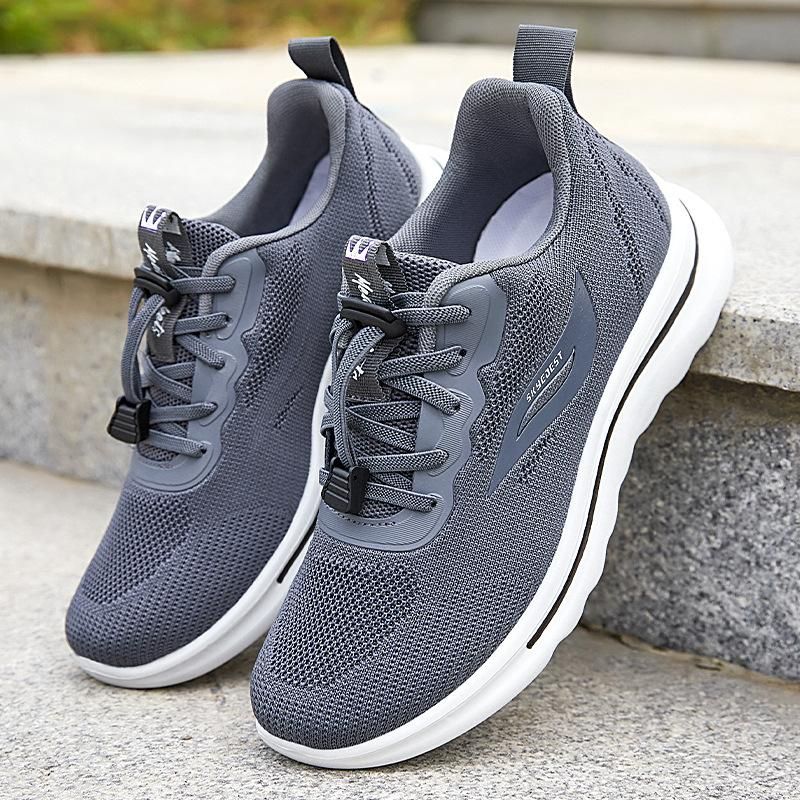 Men's shoes 2023 spring new polyurethane leisure sports shoes middle-aged and elderly walking shoes