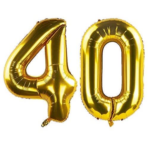 Number 40 Foil Ballon- 26''