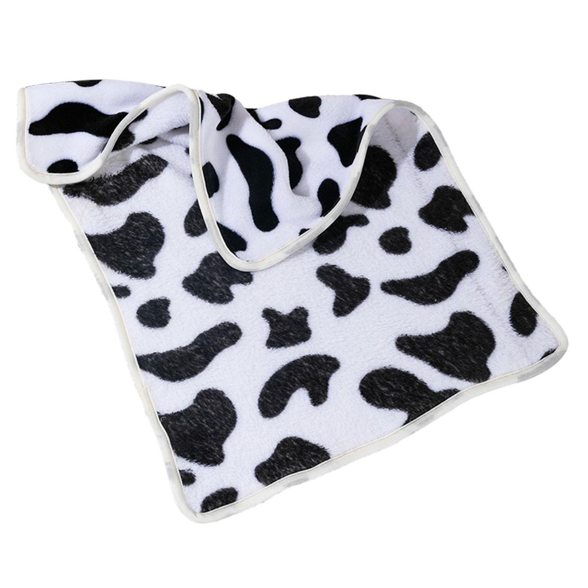 Soft Fluffy Pet Blanket Cozy Paws Pet Blanket Soft Fluffy for Dogs Black and White