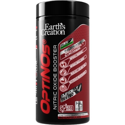 Earth's Creation Optinos Nitric Oxide Booster And Muscle Builder X90capsules