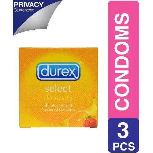 Select Flavour Condoms - 3 Pieces