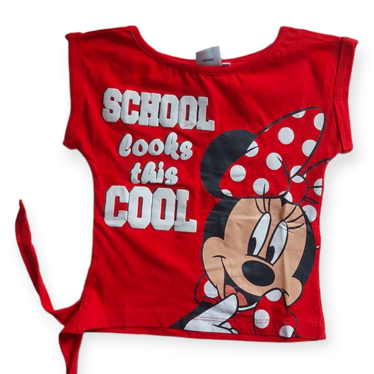 Character '  Minnie' Girl Top- Red