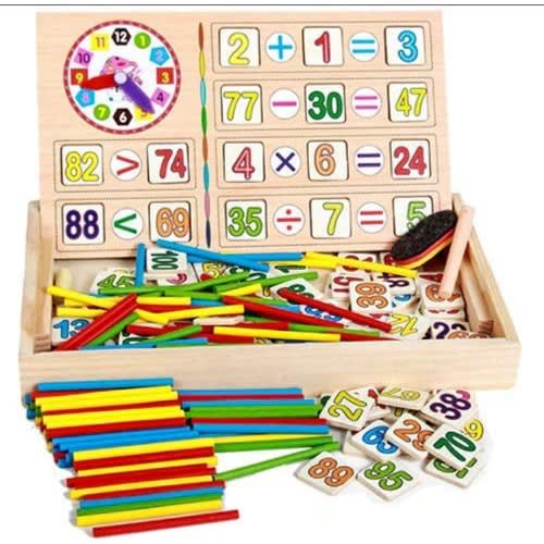 Early Education Multifunction Digital Counting Sticks Operation Learning Box  - Ages 3+
