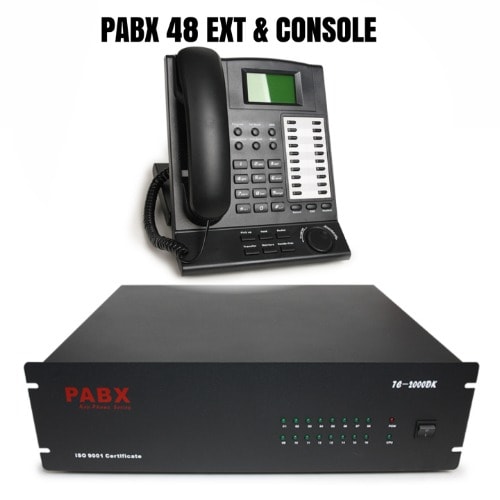 48 Extensions With Console For Wired Intercom