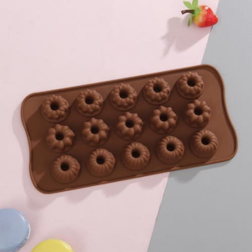 Donut Shape Silicone Chocolate Mould