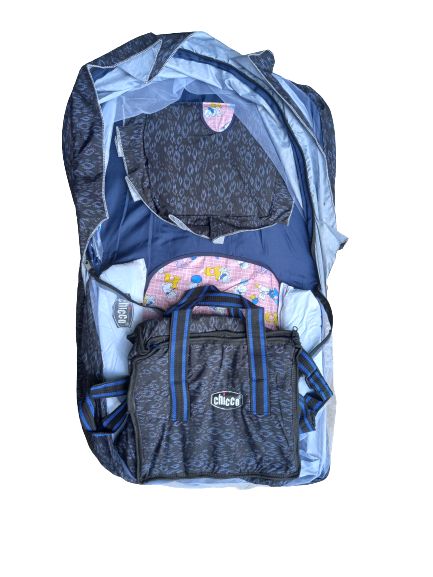 Baby Bed With Bag And Mosquito Net. Colour May Vary