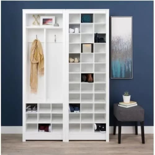 Space Saving 36 Pair Shoe Rack