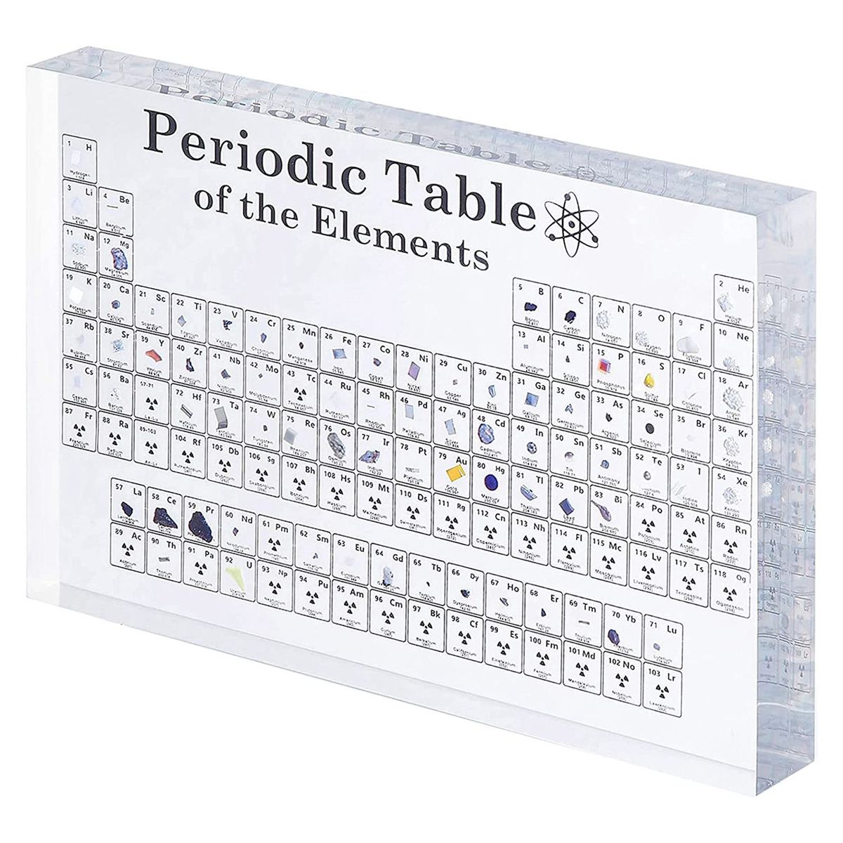 Periodic Table with Real Inside Real Periodic Table Tabla Periodica Con Elementos Reales