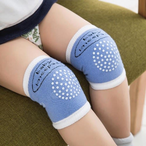 Knee  Elbow Pad For Kids - Safety Crawling For Toddlers - 1 Pair - Blue