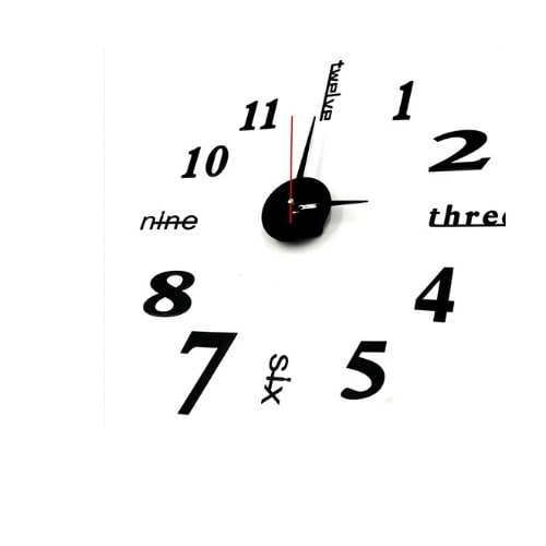 Diy 3d Three-Dimensional Decoration Wall Sticker Wall Clock