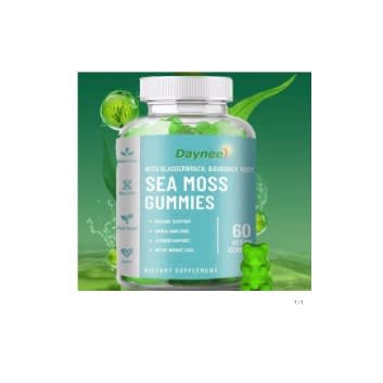 Sea Moss Gummy With Bladderwrack And Burdock Root - 60 Caps