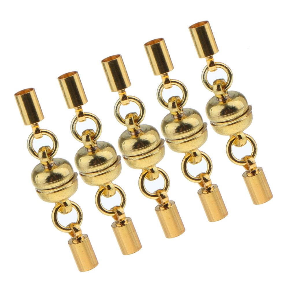 5pcs Antique Metal Magnetic Clasps DIY Jewellery Making Necklaces