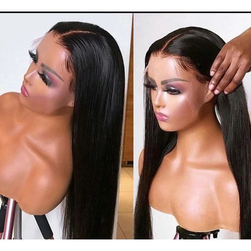 Long Straight Hair With Part Closure Wig
