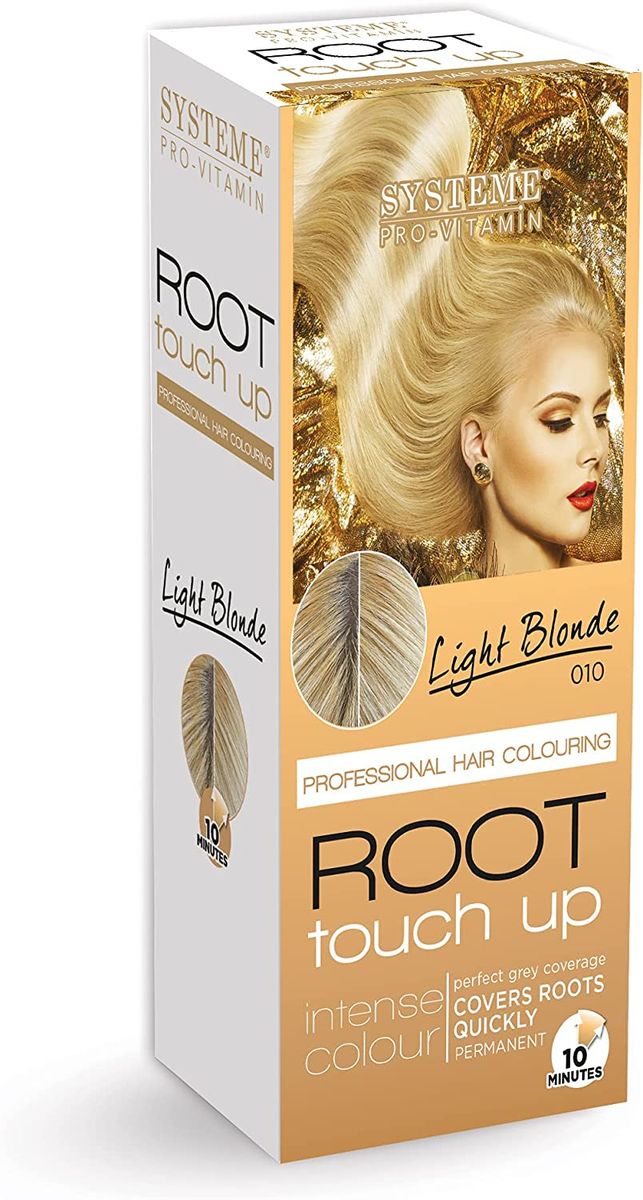 PROFESSIONAL PERMANENT HAIR ROOT TOUCH UP, LIGHT BLONDE