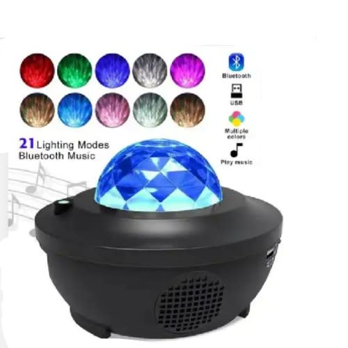 Starry Projector - Galaxy Night Light With Ocean Wave Music Speaker