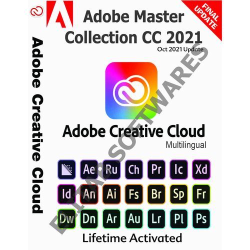 Adobe Master Collection CC 2021 All In One Pen Drive