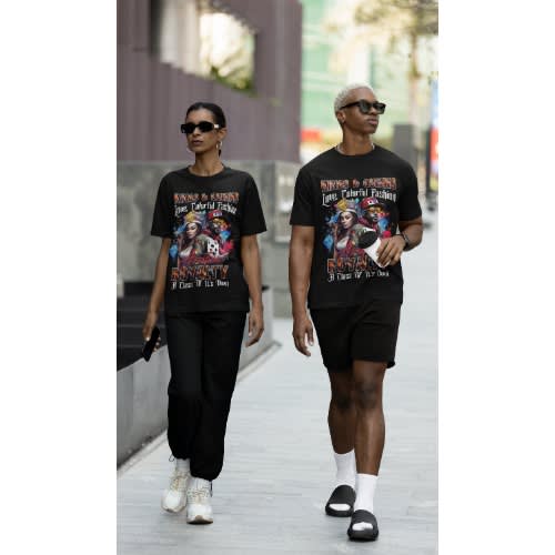 Azt Unisex Classika Spesh T-Shirt - Ovl.e141 - Black