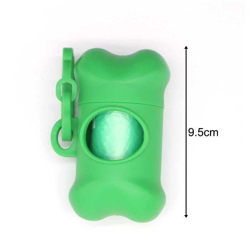 1Pcs Plastic Bone Shape Garbage Box Pet Accessories