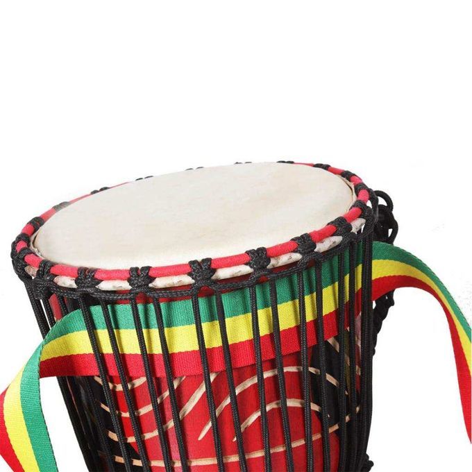 Cotton Tricolor Djembe Gig Strap African Hand Drum Belt Ashiko