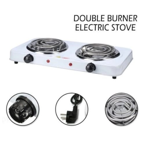 Spiral Ring Electric Double Burner Hot Plate