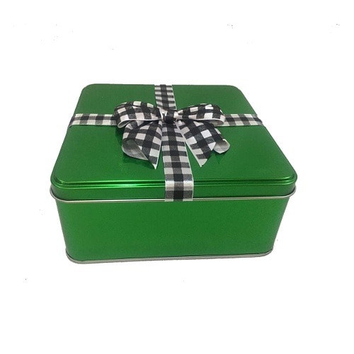 Special Celebration Packaging Tin Gift Box - Green