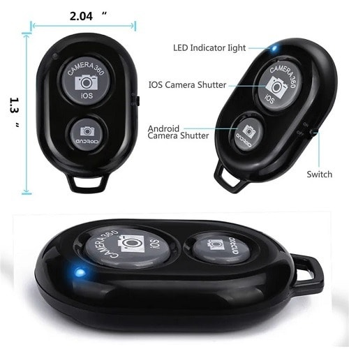 Bluetooth Remote Shutter For Android And IOS Phones