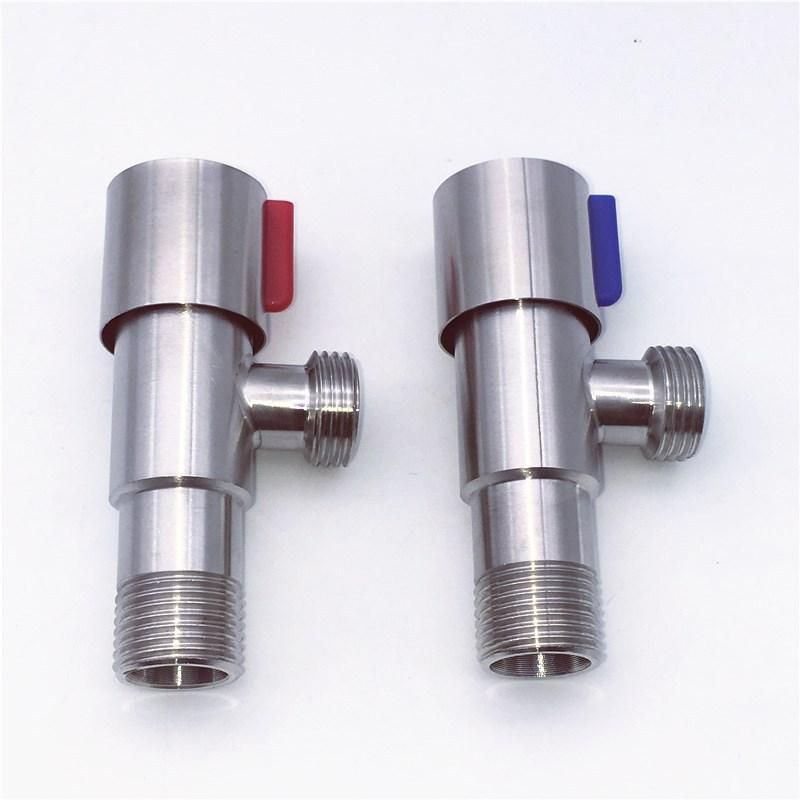 20mm Interface Stainless Steel One In And One Out Triangular Valve Blue