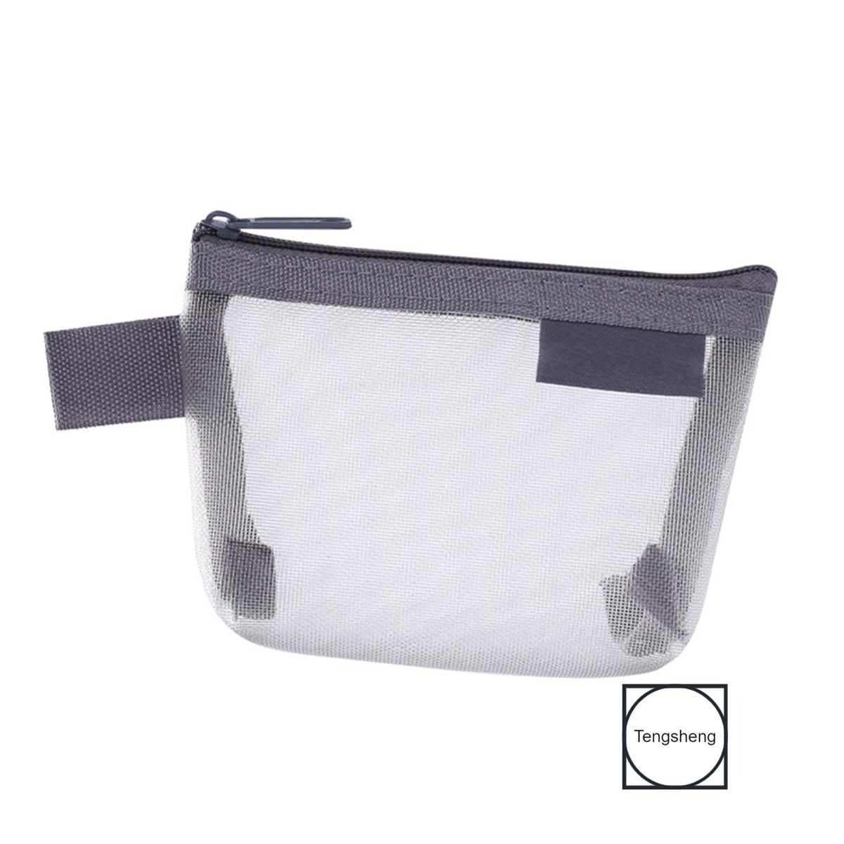 Mesh Storage Bag Portable Large Capacity Coin Purse