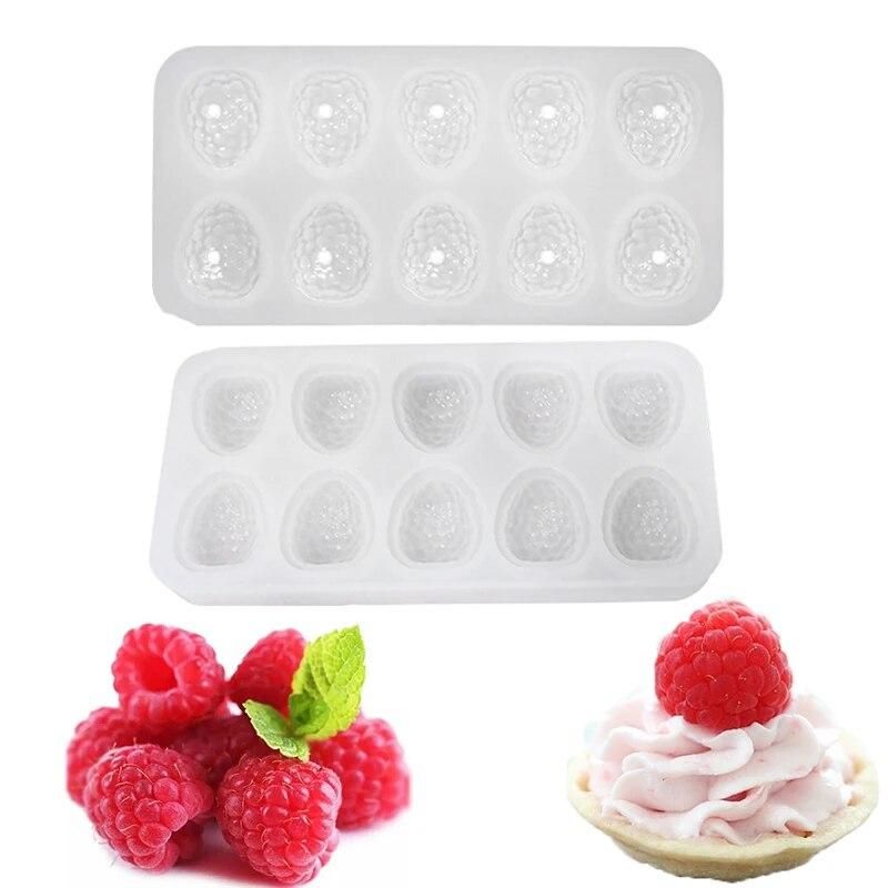 Silicone Molds Molds for Raspberry Cupcakes Cake Decorating Molds Fondant Baking Tools Chocolate Candy Making Mold