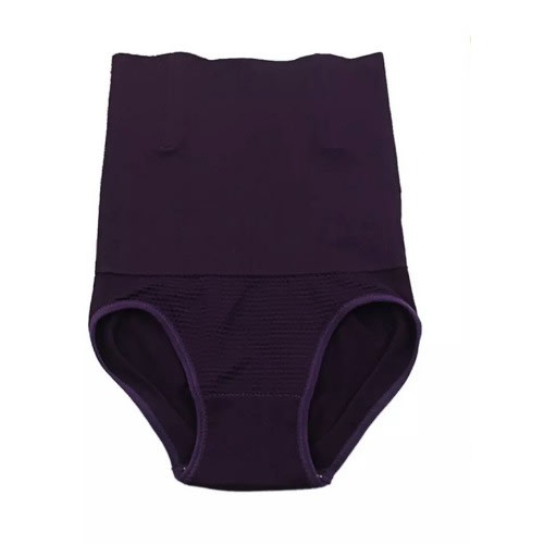 Ladies High Waist Pantie Shape Wear - Purple
