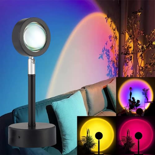 Indoor Lighting Colourful Sunset Lamp