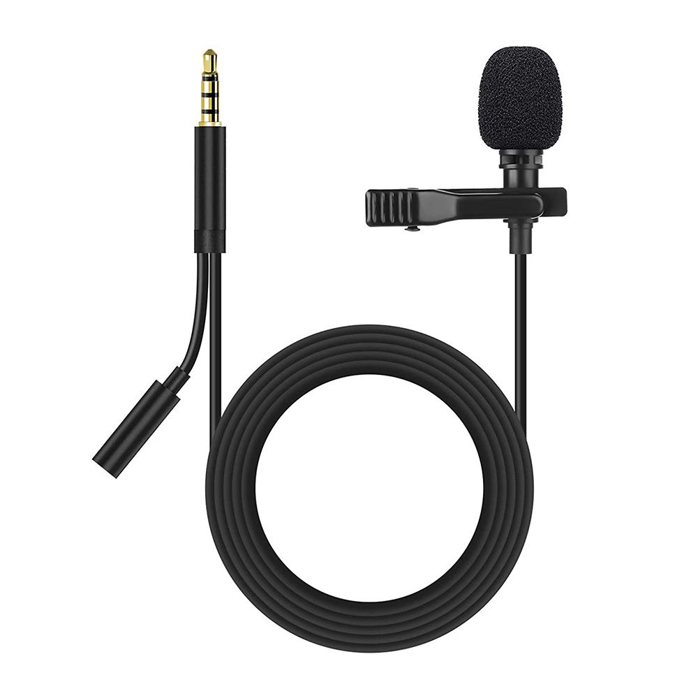 Mini Lavalier Microphone Metal Condenser Mic For Mobile Phon