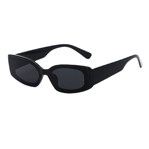 Fashion Square Sunglasses  -  Black