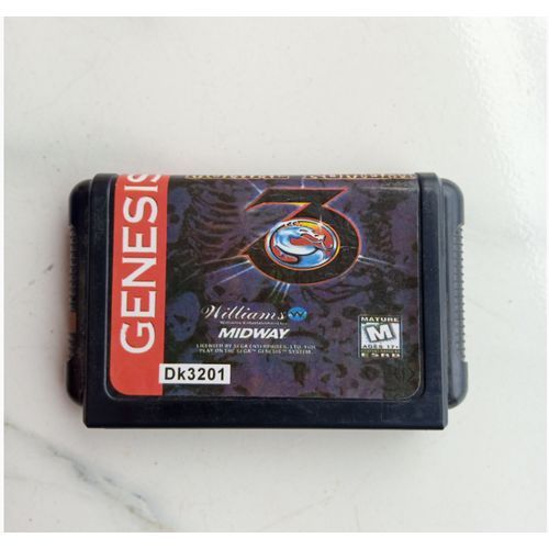 MORTAL KOMBAT 3 SEGA MEGA DRIVE CARTRIDGE