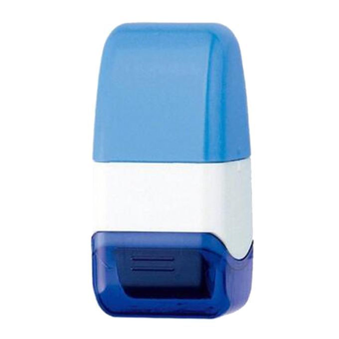 Identity Theft Protection Stamp Roller Anti Theft Guard ID Blue Blue