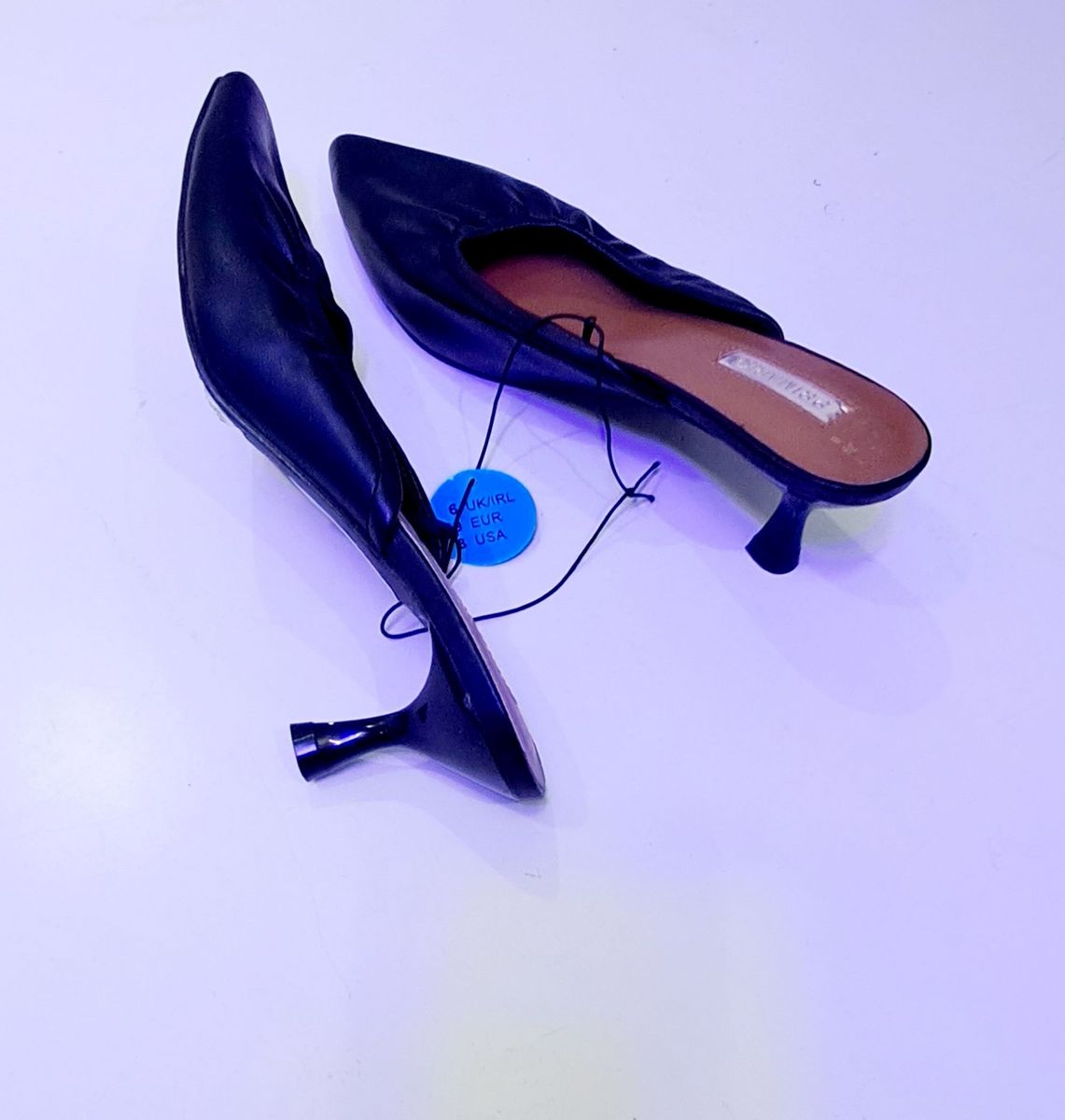 Ladies Mid-Heel Slip On Pumps