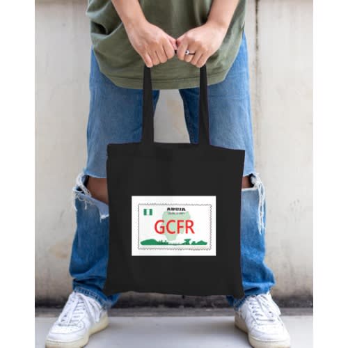 Tote Bag- Unknown Government Alternate-Front And Back Print - Black