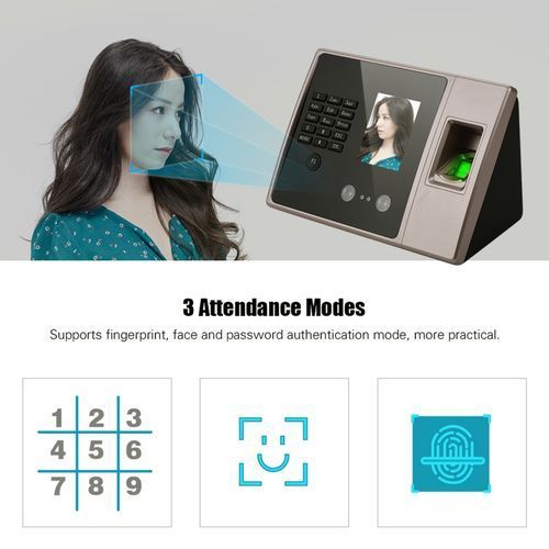 Intelligent Biometric Fingerprint Time Attendance Machine Support Face Fingerprint Password