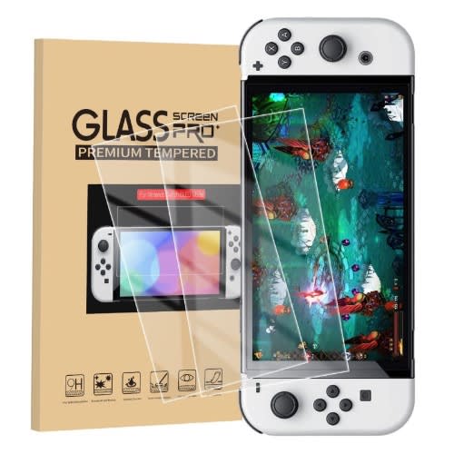 Tempered Glass Screen Protector Compatible With Nintendo Switch Oled Model