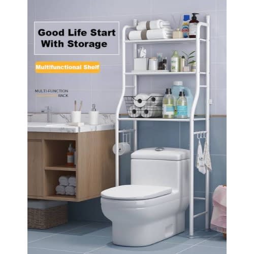3 Layers Bathroom And Toilet Space Saving Storage Organiser