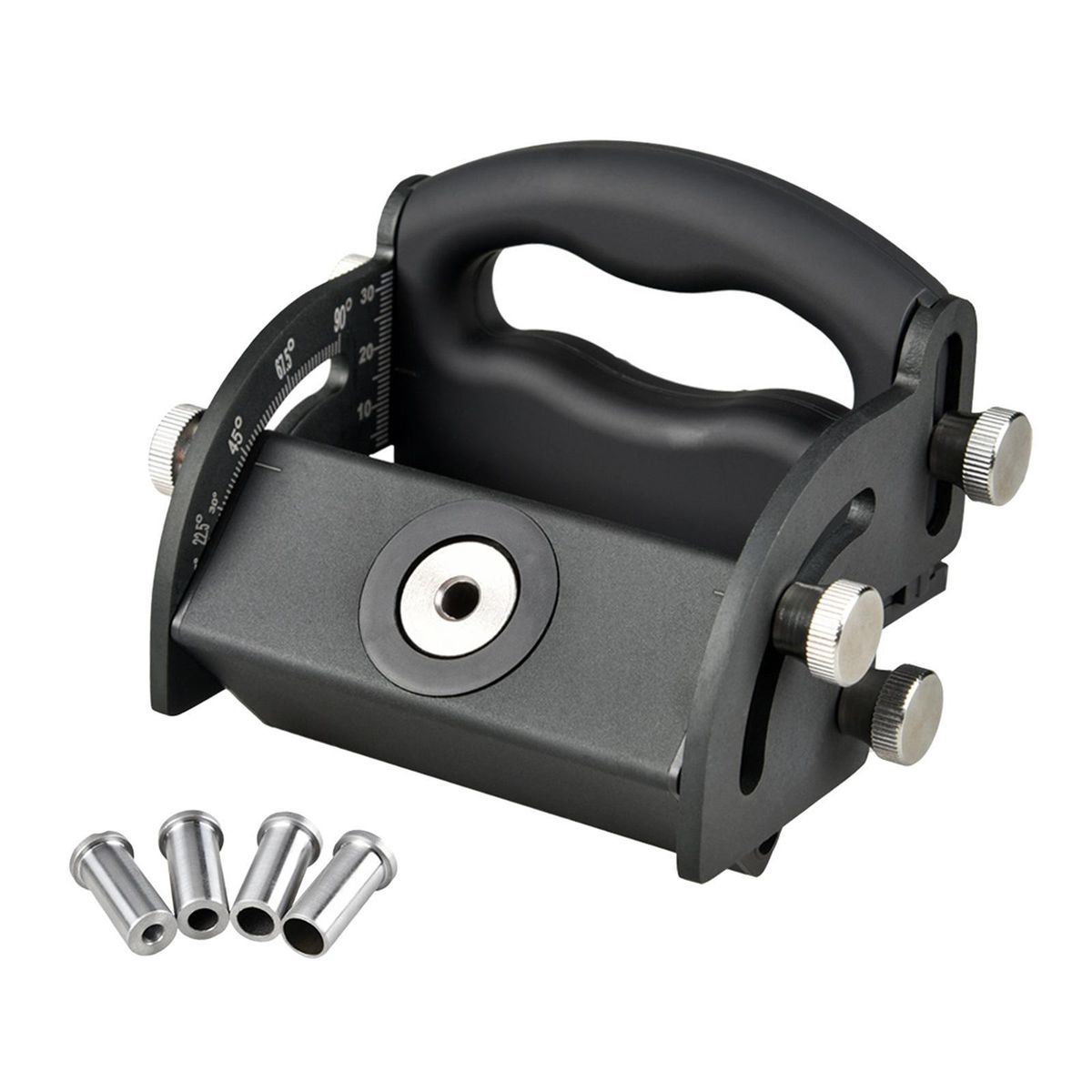 Pocket Hole  Kit Oblique Drill Joint Angle Drill Bit  Black