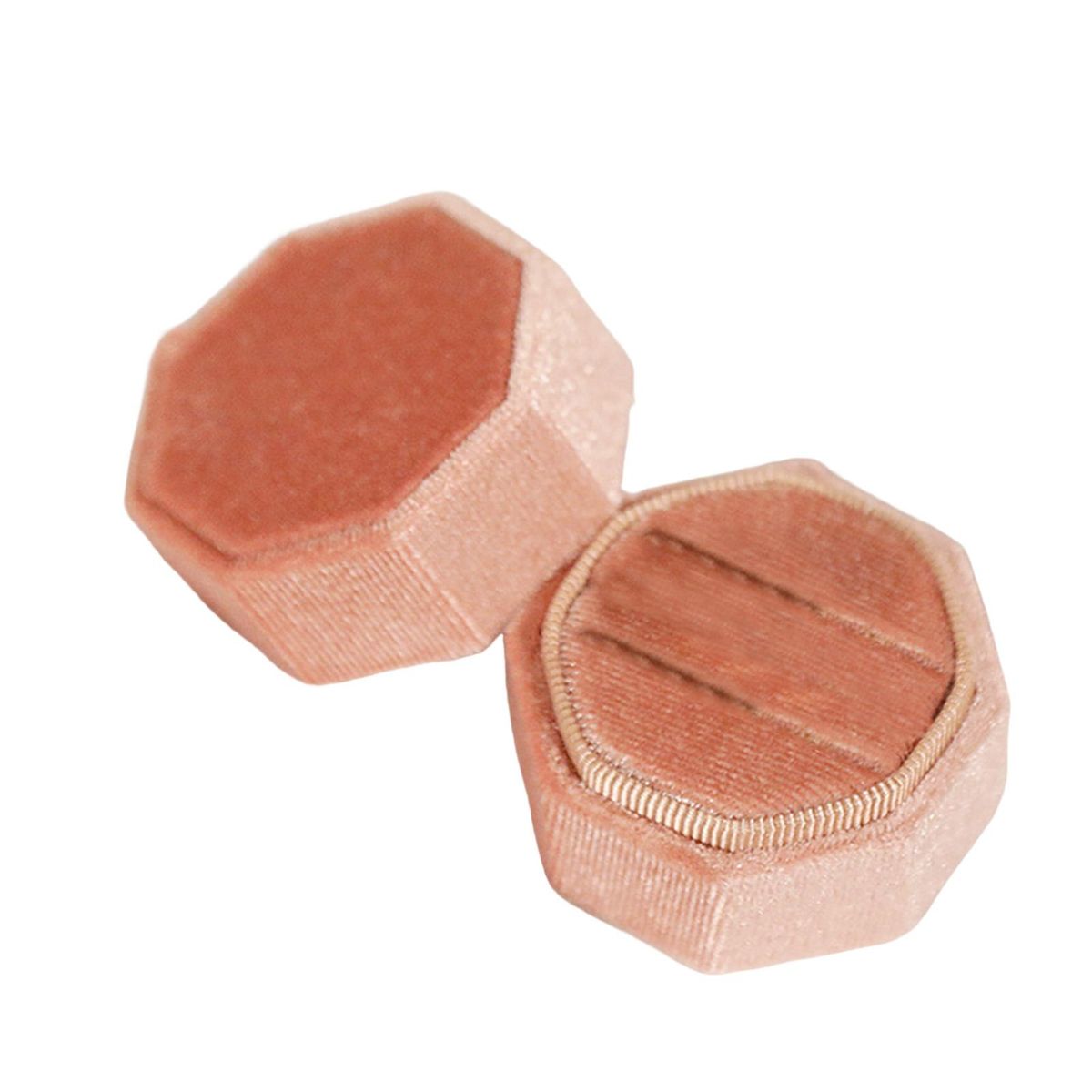 Betrothal Ring Box Engagement Wedding Party Lovers Ring Display Box Pink