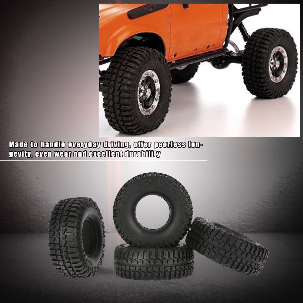 4Pcs Austar 1.9" 100mm 1/10 Scale Tires For 1/10 RC4WD D90